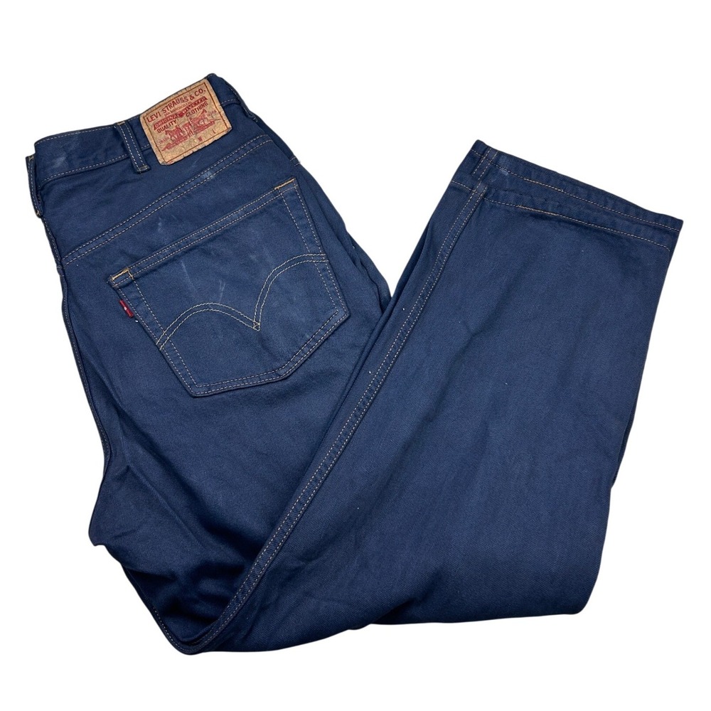 Levi's Cotton 550 Relaxed Fit Jeans 38x30 Blue Tapered Leg Streetwear 90s Skater